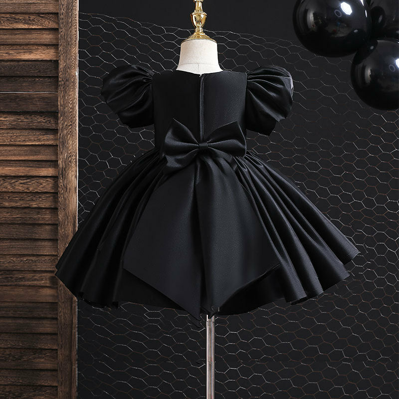 Short Party Dress in Various Colors, Sizes 1 to 12 Years