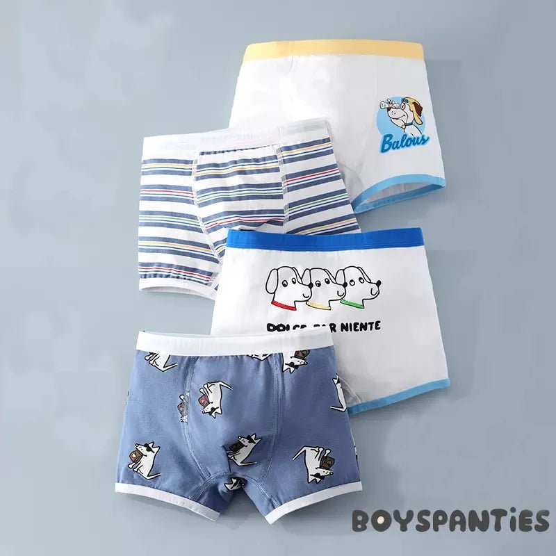 Set of 4 Kids Underwear -