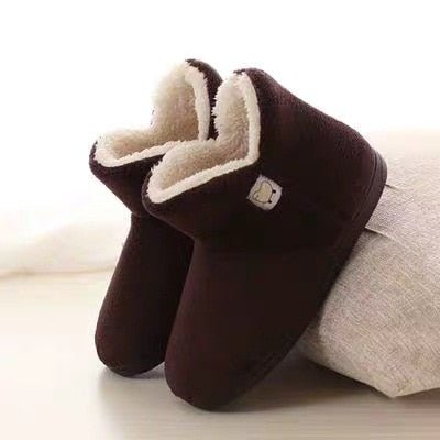Plush High-Top Slippers
