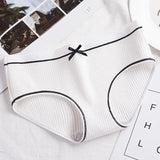 Set of 4 Panties for Teenagers and Young Women, 100% Cotton