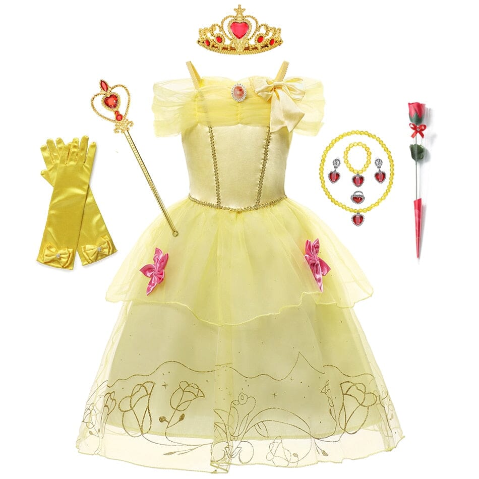 Kids Costume Beauty and the Beast Dress + Accessories