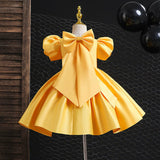 Short Party Dress in Various Colors, Sizes 1 to 12 Years