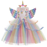 Unicorn Costume Dress – Tiara + Wings (07)