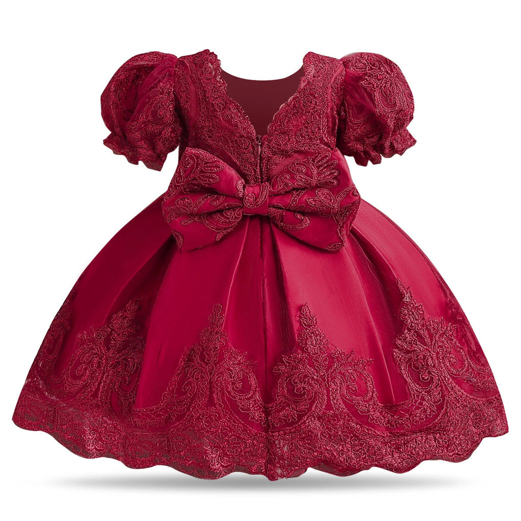 Floral Embroidered Dress for Babies