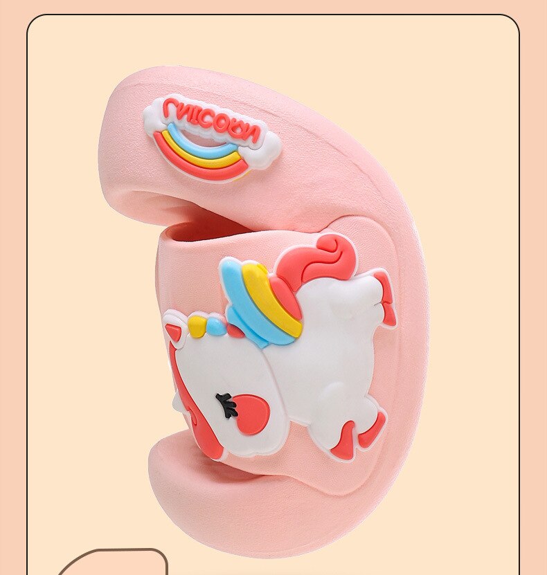 Unicorn Cloud Flip-Flops for Kids