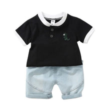 Carregar imagem no visualizador da galeria, Conjunto Dinossauro Bordado - Tamanhos de 6 meses a 5 anos.
