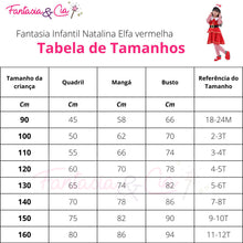Carregar imagem no visualizador da galeria, Fantasia Infantil Natalina Elfa vermelha
