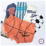 Set of 5 Kids Underwear with Sports Theme -