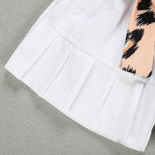 Carregar imagem no visualizador da galeria, Conjunto Shorts Clochard + Cropped Leopardo - Tamanhos de 6 meses a 3 anos
