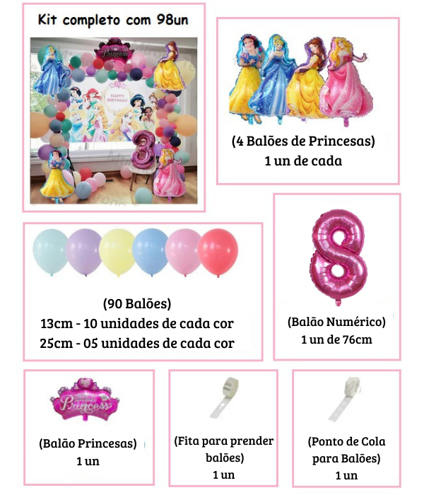 Disney Princess Birthday Party Kit