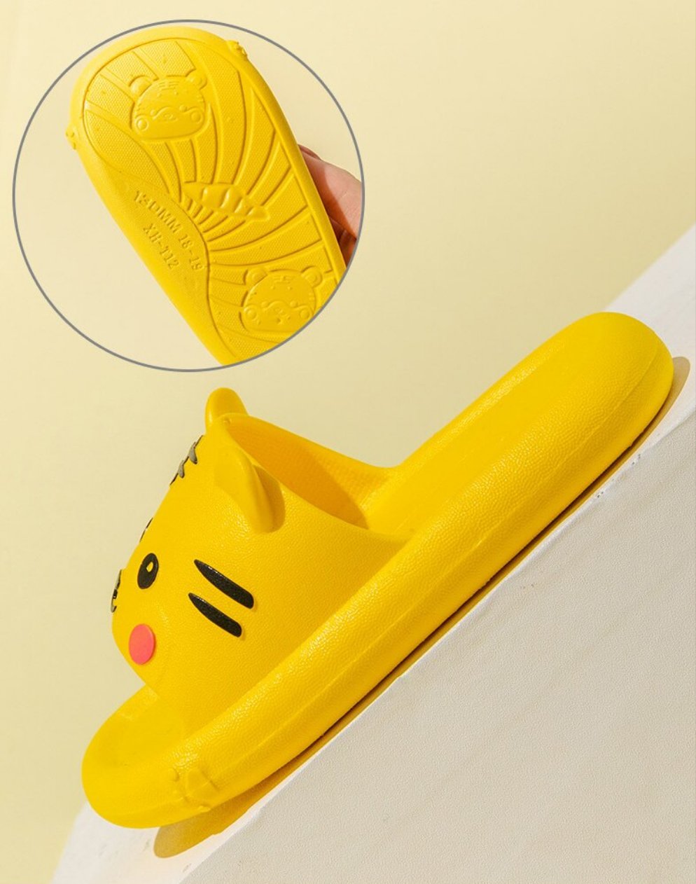 Cloud Kitten Kids Flip-Flops