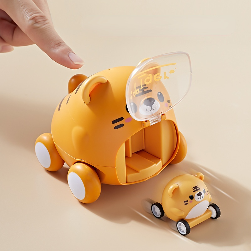 Montessori Mini Bear Catapult Vehicle for Kids
