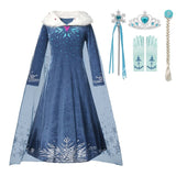 Frozen Ice Queen Costume Dress Set for Girls