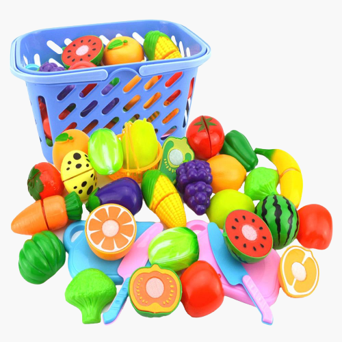 Kitchen set with fruit