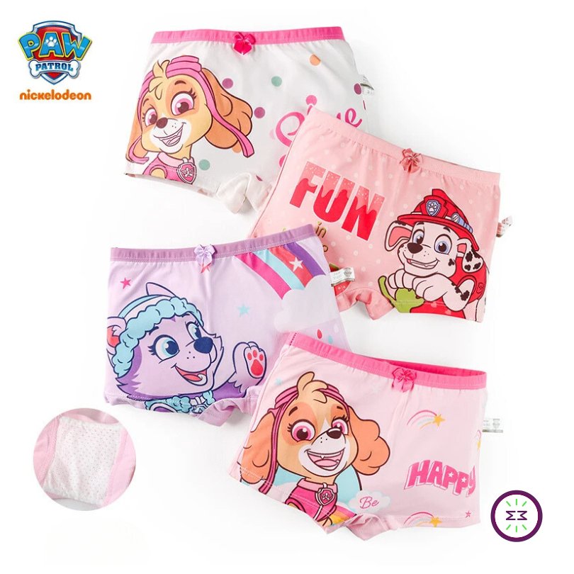 Set of 4 Paw Patrol Kids Panties -