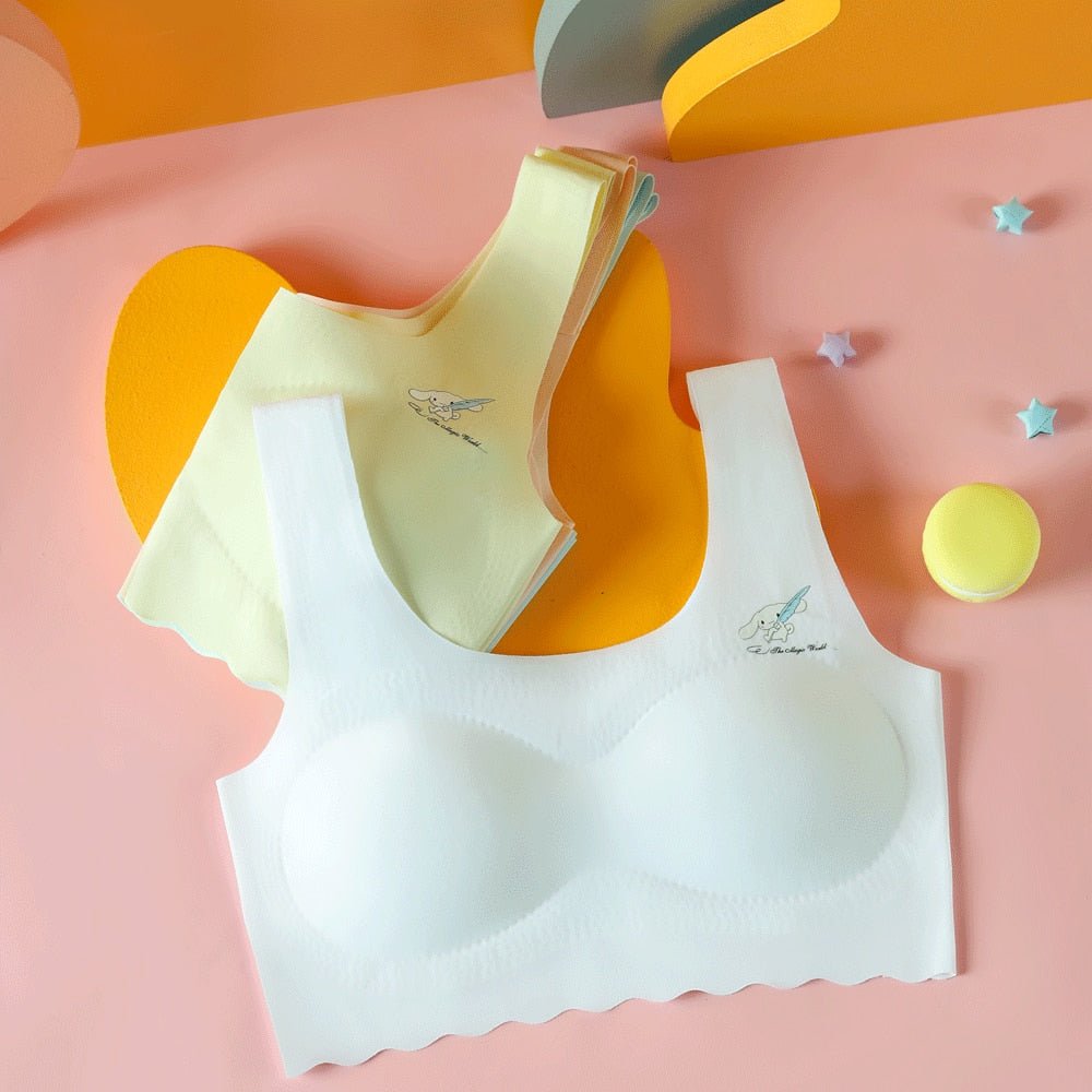 Seamless Junior Bra with Breathable Fabric
