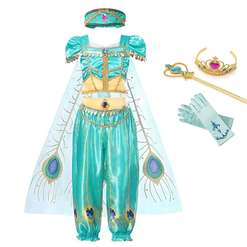 Luxury Jasmin Princess Costume – (Aladdin)