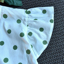 Carregar imagem no visualizador da galeria, Conjunto Vestido com Blusa Manga Borboleta - Tamanhos 0 a 5 anos
