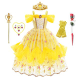 Princess Belle Costume Dress for Kids – Beauty and the Beast