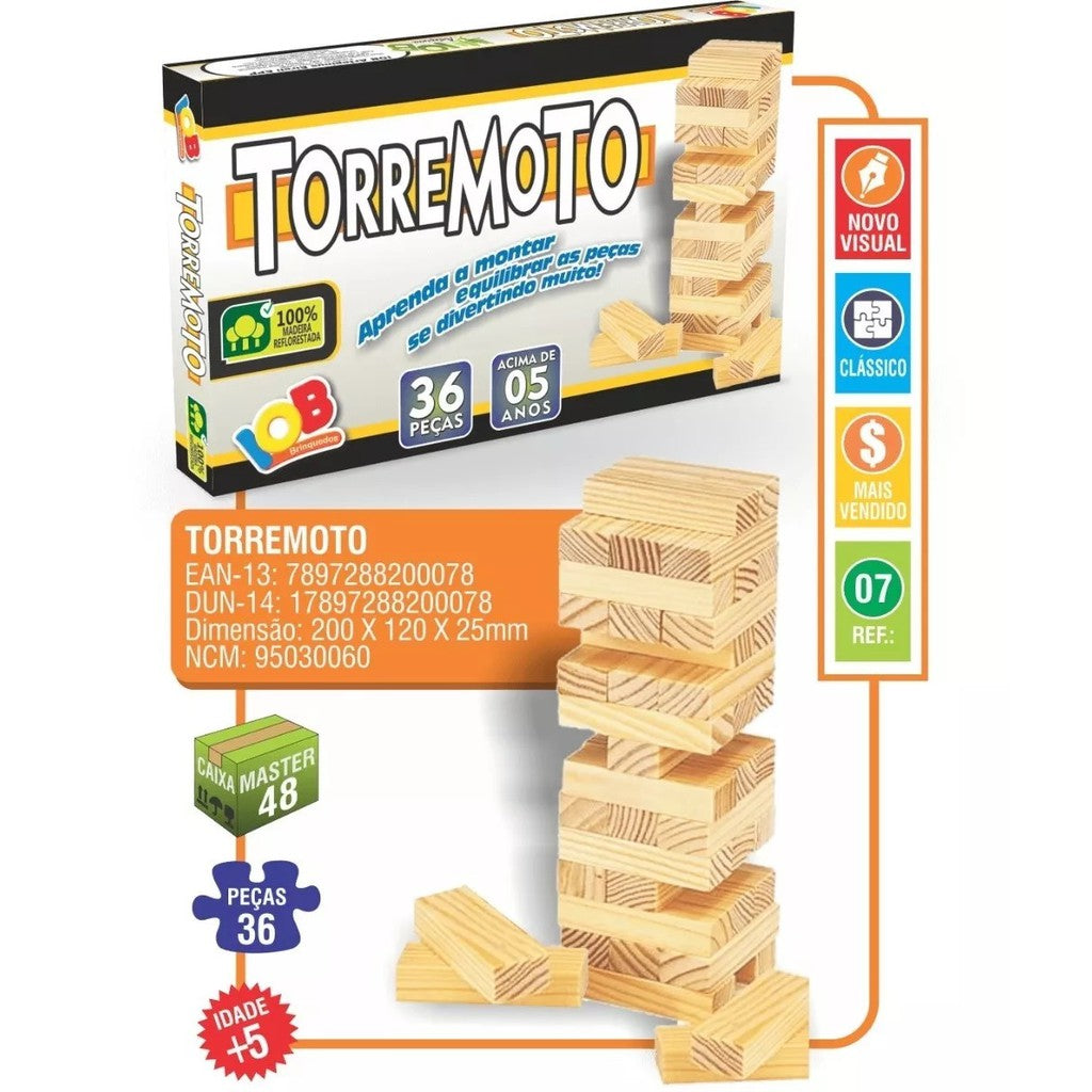 Earthquake Tower Board Game