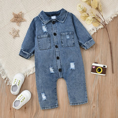 MacacãoInfantil Jeans