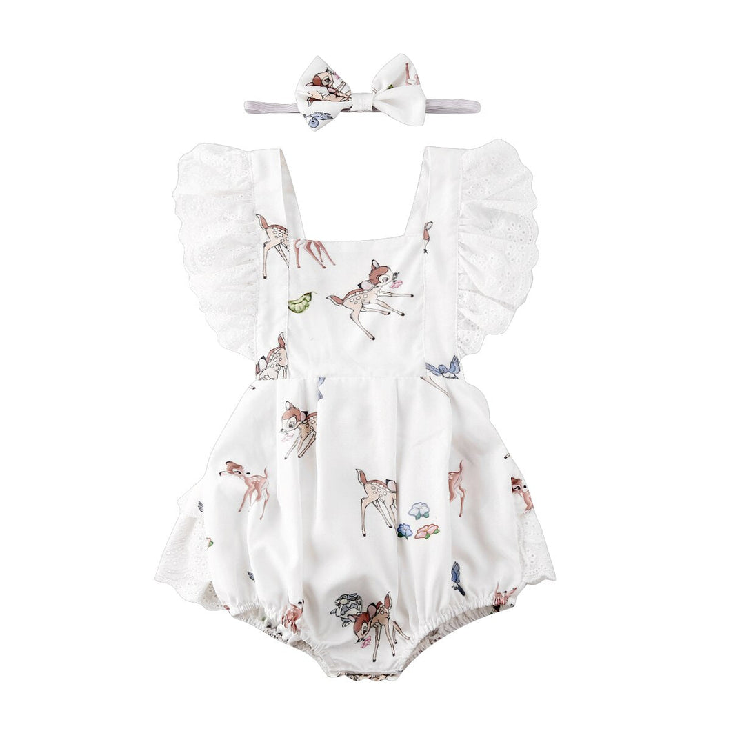 Body Infantil Bambi + Faixa