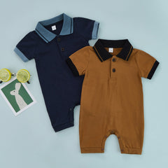 Macaquinho Infantil Masculino Gola Polo