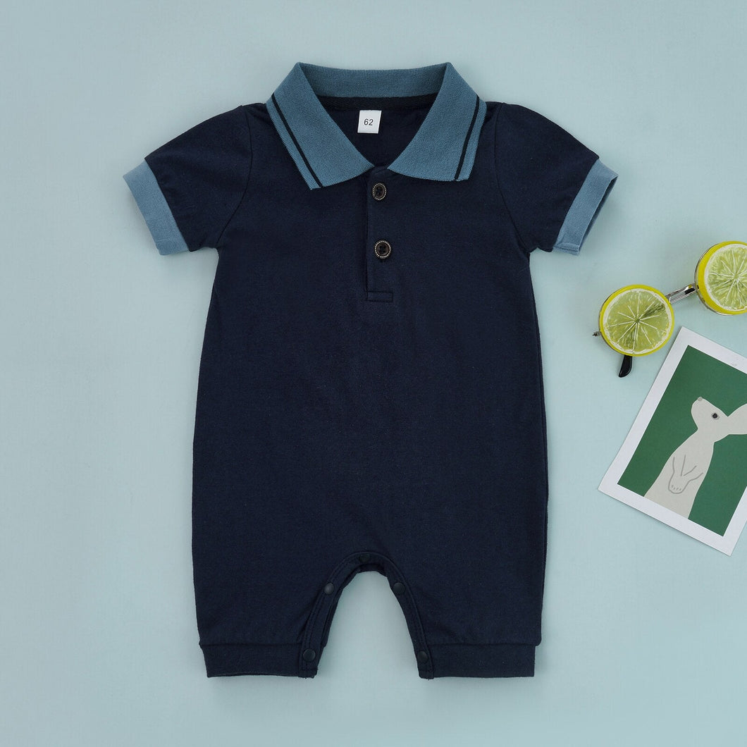 Macaquinho Infantil Masculino Gola Polo