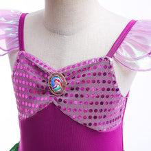 Upload image to gallery viewer, Children's Mermaid Ariel Costume Dress with Tail 
