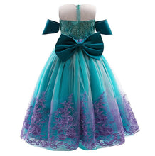 Upload image to gallery viewer, Luxury Princess Ariel Costume Dress + Accessories - Children's 
