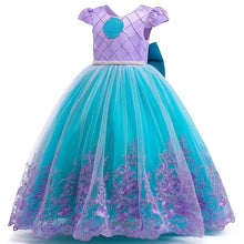 Upload image to gallery viewer, Luxury Princess Ariel Costume Dress with Wig - Children's 
